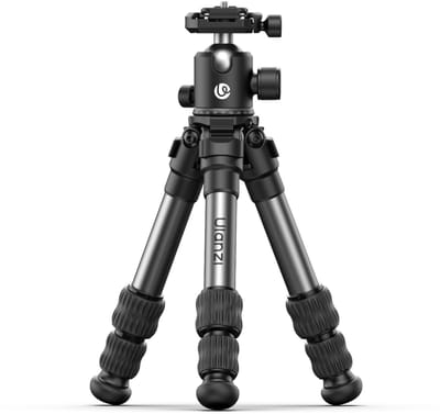 Ulanzi TT30 Reisstatief - 2-in-1 met Selfiestick - Lichtgewicht 420 gram - Koolstofvezel & Aluminium