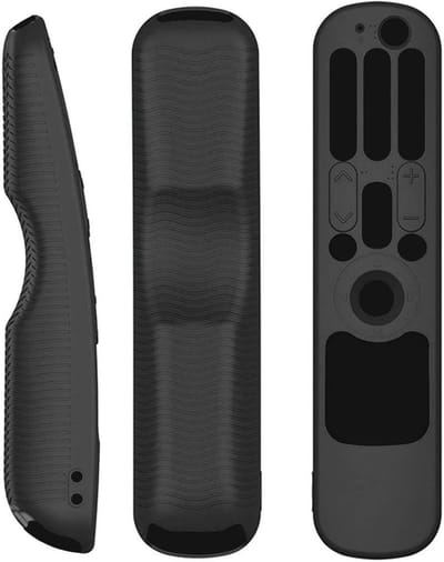 Beschermende Silicone Hoes voor TV Afstandsbediening AN-MR21GC MR21N/21GA, 360 Graden Bescherming, Zwart en Duurzaam Design
