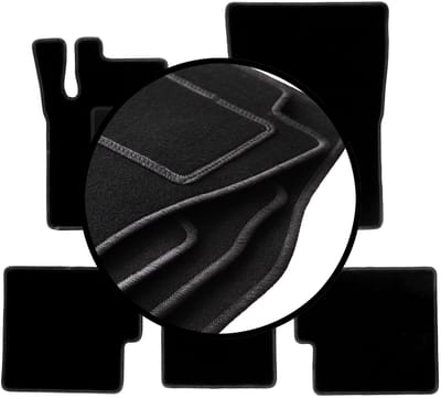 Complete set veloursmatten voor: Mercedes G W463 Long off-road (2008-2018)