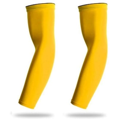 2 STUKS Sport Arm Compressie Sleeve Basketbal Fietsen Armwarmer Zomer Hardlopen UV Bescherming Volleybal Zonnebrand XL