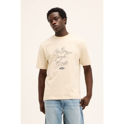 The Goodpeople Oscar Off White Größe: XXL | Bedruckte T-Shirts Outlet | Herren | Weiß