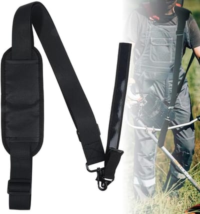 Draagtuig Bosmaaier - Schouderriem Trimmer - Comfortabel Werken - Verstelbaar & Gewatteerd - 75-123 cm - Zwart