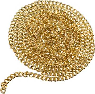Decoratieve ketting - Metalen schakels - DIY creaties maken - Veelzijdig accessoire - 2 meter - Goudkleurig