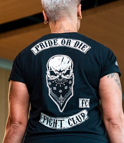 PRiDE or DiE Women Fight Club T-Shirt Zwart - L