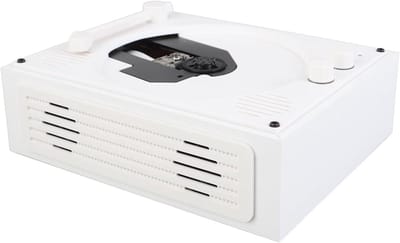 Draagbare Cd-Speler - Bluetooth Muziekspeler - Muziek Luisteren - Dubbele Stereoluidsprekers - 24 x 19 x 11 cm - Houtkleur