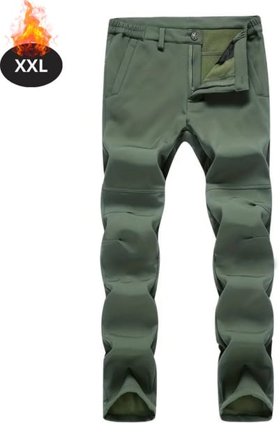 Livano Skibroek - Skipak - Snowboard Broek - Winterbroek - Sneeuwbroek - Heren - Wintersport - Leger Groen - Maat XXL
