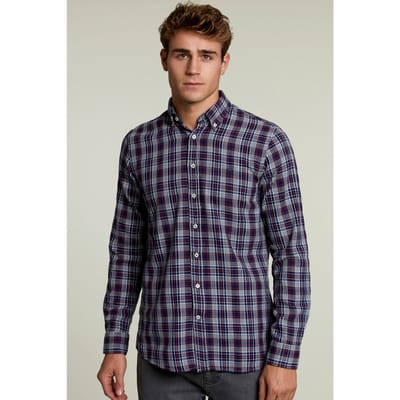 River Woods Custom Fit Checked Shirt Multi Size: S | Casual Shirts Outlet | Heren |