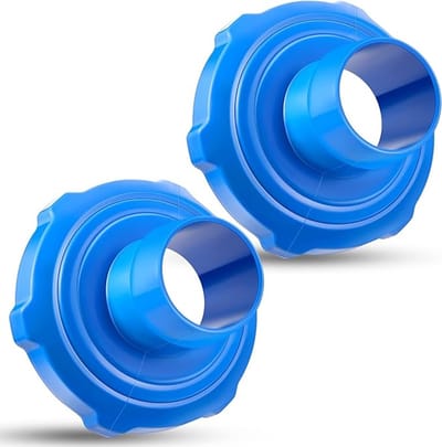 4 slangaansluitingen, splitter, geschikt voor grondzwembad vacuüm oppervlaktensplitter, kleine filter, compatibel met wandmontage, geschikt voor 11238 slangaansluiting B (blauw - 2 stuks)