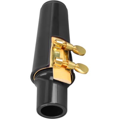 Altsaxofoon Mondstuk Kit Sax Hoes Ligatuur Riet Instrument Accessoires voor Vervanging Groen beige
