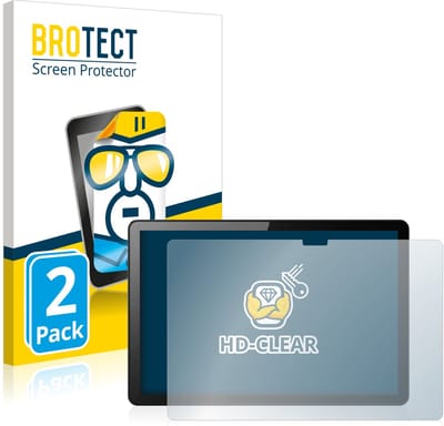BROTECT - Screenprotector voor Lenovo Tab M10 (3. Gen.) - Folie Beschermfolie transparant 2 Stuks