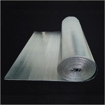 Isolatiepaneel - Reflecterende folie - Energie besparen - Dubbele lucht isolatie - 6m² - Aluminium