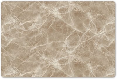 Placemats 45x30 cm - Placemat kunststof - 1 stuk - Bruin - Kristaladers - Marmer - Borden onderleggers - Decoratie voor op tafel - Keuken tafeldecoratie accessoires - Vinyl onderlegger - Tafelversiering