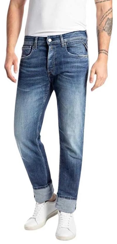 Replay Ma972.000.57374g Spijkerbroek Blauw 29 / 32 Man