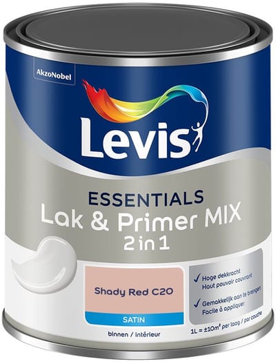 Levis - Essentials Lak & Primer Mix - Shady Red C20 - Mengverf - 1 L