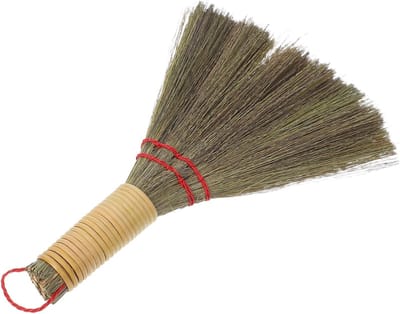 Kleine Stoffer - Handbezem Stoffer - Snel Opruimen - Handgeweven - 20 cm - Multicolour