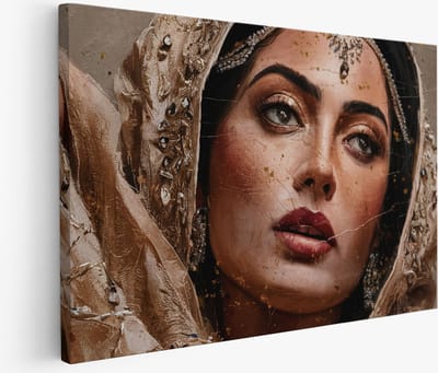 Saammp Muurcirkel Hout - Leeuwen koppel - Natuur - Dieren - Ø 90 - Wandcirkel - Wanddecoratie Cirkel - Muurdecoratie Woonkamer - Slaapkamer decoratie - Rond Schilderij