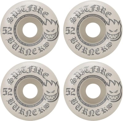 Skateboard Wielen 52mm 99A Wit/Zilver - Hoge Kwaliteit Street & Park