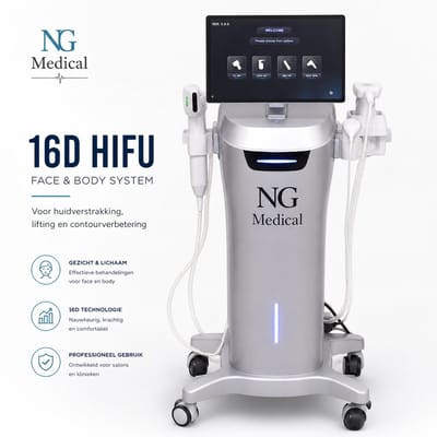 HIFU 16D Professioneel Apparaat voor Natuurlijke Lifting & Huidverstrakking – Face & Body Systeem | NG Medical