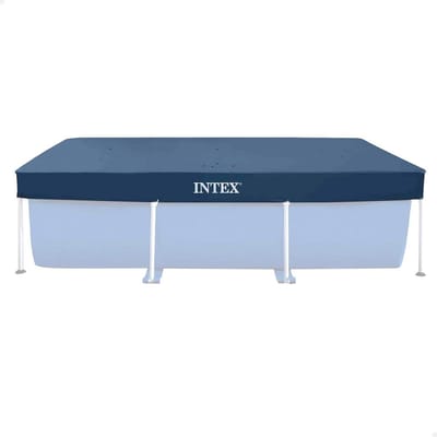 Afdekzeil Rechthoekig Zwembad - Zwembadafdekking Zeil - Zwembad Schoon Houden - Met Overhang en Touw - 300 x 200 cm