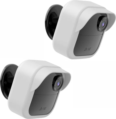 Siliconen Beschermhoes - Camera Cover - Beveiliging Camera - Waterdicht Ontwerp - 2 stuks - Wit