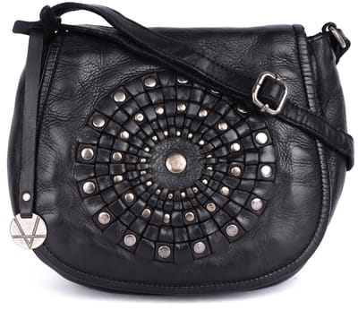 Echt Leren Crossbody Slingtas voor Dames – Trendy Casual & Kantoor Handtas met Verstelbare Schouderriem