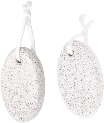 Dailygoods- Puimsteen Natuurlijke 2 Stuks - Eeltverwijderaar - Voetverzorging - Voetpeeling - Natuurlijke Voetvijl - Vulkaansteen 9 cm