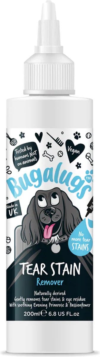 Bugalugs - Tear Stain Remover - traan vlekken verwijderaar - Parabenen En Siliconen Vrij - 200ML