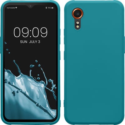 kwmobile telefoonhoesje geschikt voor Samsung Galaxy Xcover7 - Hoesje voor smartphone - Back cover in mat petrol