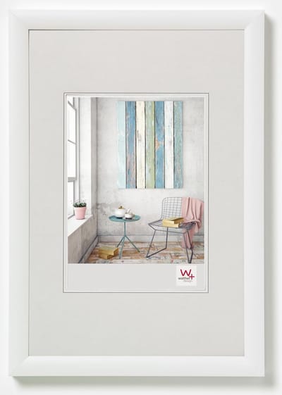 Dailygoods- Fotolijst 20x30 cm - Kunststof - Wit - Moderne uitstraling - Aantrekkelijke prijs-kwaliteitverhouding - Geschikt voor foto's. - Portretlijst