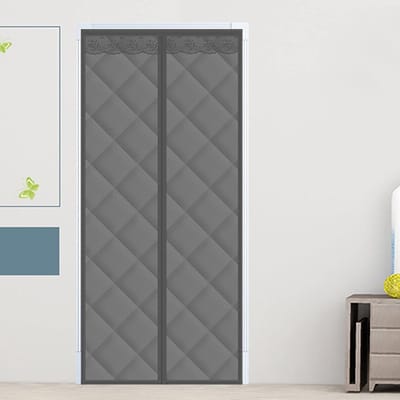 Deur Isolatie Gordijn - Tochtvrij - Energie Besparen - Magnetische Sluiting - 245 x 220 cm - Transparant