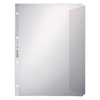 Leitz Premium Showtas met Klep - A4 - 30% Pre-consumer Gerecycled Plastic - 13 mm - 50 stuks - Transparant