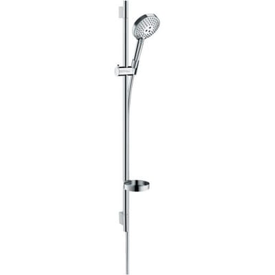 hansgrohe Raindance Select S doucheset 120 3jet PowderRain met Unica'S Puro glijstang 90 cm chroom