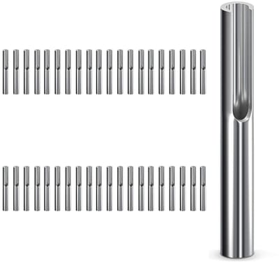 Kabelreling Kit - Leuninganker Hoek - Vaste Kabeluiteinden - Verstelbaar Hoekontwerp - 40 stuks 1/8 inch - Zilver