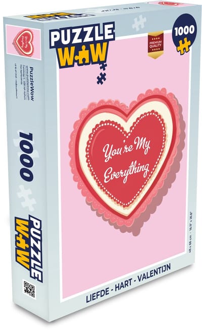 Puzzel Liefde - Hart - Valentijn - Legpuzzel - Puzzel 1000 stukjes volwassenen