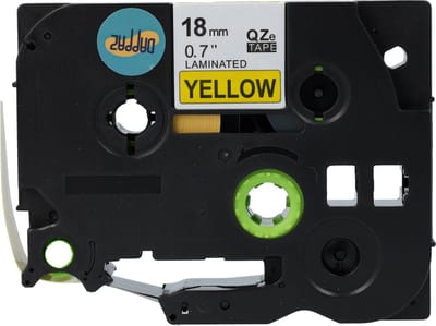 Dappaz - 3 stuks Brother Labeltape TZe-641 Compatible - Zwart op Geel - 18 mm x 8 m - Geschikt voor de Brother P-touch