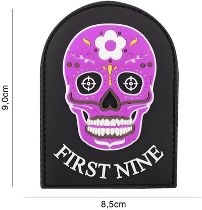Embleem 3D PVC First Nine Roze