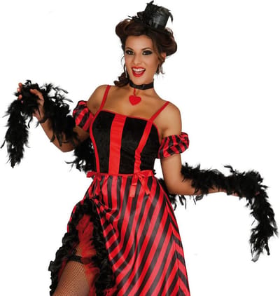 Zwarte verkleed veren boa 180 cm 40 grams - Carnaval accessoires