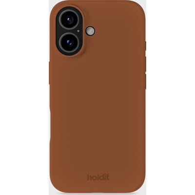 Phone Case Silicone Almond Brown iPhone 16