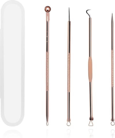 Mee-eters & Acne Verwijderen Set - Gouden Blackhead Killer Comedonenlepel