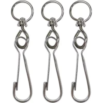 Sencys Karabijnhaak - Gegalvaniseerd - 60mm - 3 Stuks