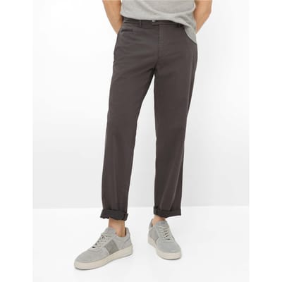 Brax Heren Chino  Style EVEREST DARK GREY, donkergrijs, maat 30