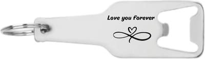 Akyol - forever love you flesopener - Liefde - beste partner ever - liefde - love - relatie - samenwonen - verloofd - trouwen - trouwdag - 105 x 25mm