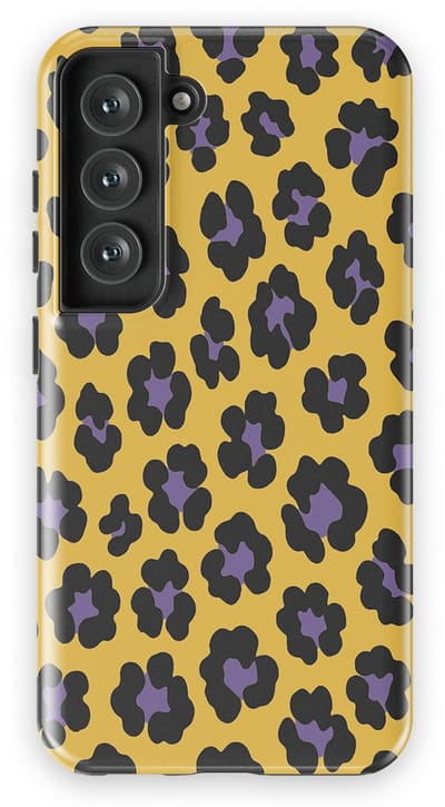 DripCase Luipaard Hoesje Samsung Galaxy S23 | Backcover met Mag | Hoesje met Dierenprint Samsung Galaxy S23 Wild Electric