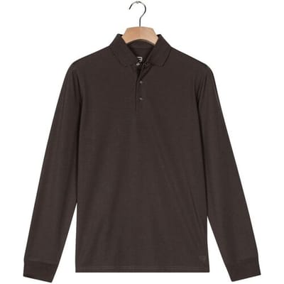Giordano Polo Landro Uni Color Supima Liquid Cotton Soft Grey / male