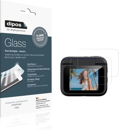 dipos – 2x Pantserfolie geschikt voor SPORTARC Y360 | 9H Screenprotector