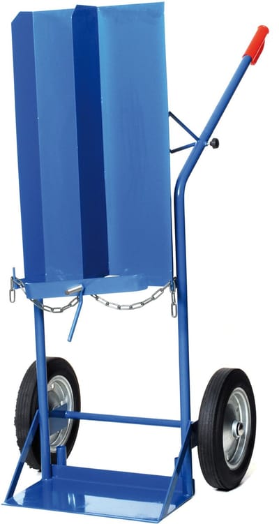 FRAMI gasflessenwagen voor 2x 30 liter flessen op luchtbandwielen
