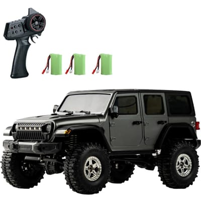 Afstandsbediening auto 2,4 GHz 1/18 All Terrain afstandsbediening vrachtwagen off-road auto 4WD voertuig geschenken voor 3 battery