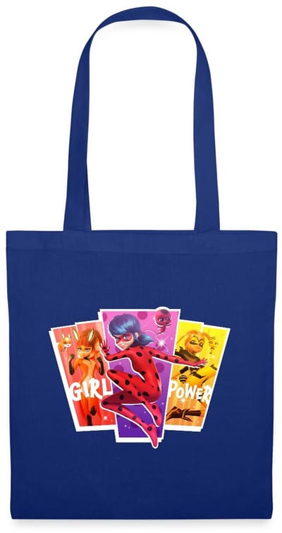 Miraculous Girl Power Ladybug Superheld Tas Van Stof Schoudertas