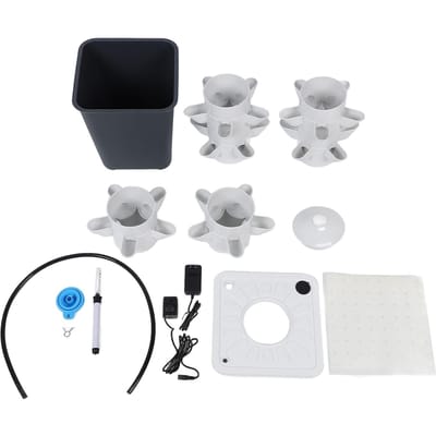 Kit de culture hydroponique vertical automatique pour intérieur, idéal pour les amateurs de jardinage noir