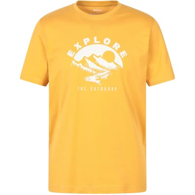 Mountain Warehouse Heren Explorer T-Shirt (Geel)